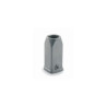 Capot 3A, Alliage de zinc moulé, IP65, Sortie verticale, PG11